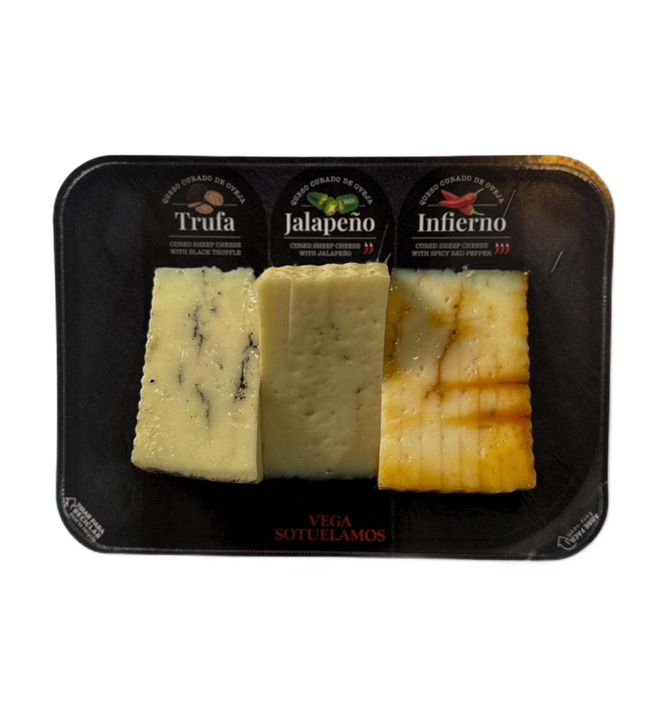 Манчего c трюфелем, халапеньо и перцем (ассорти), 300 грамм