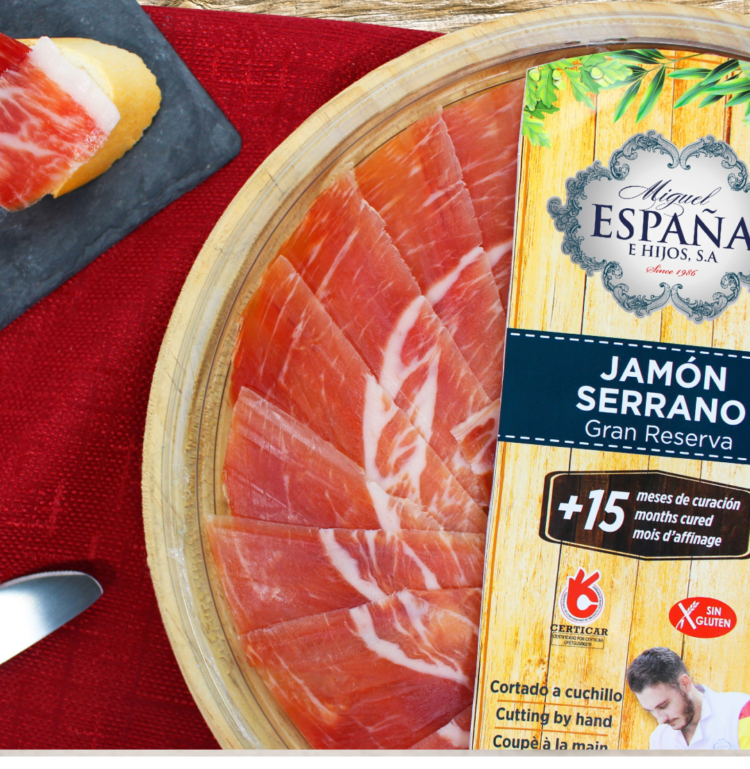 Хамон Серрано, ручная резка, 90 грамм