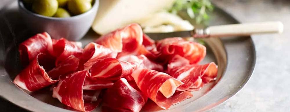 Хамон Иберико де Себо нарезка 100 грамм