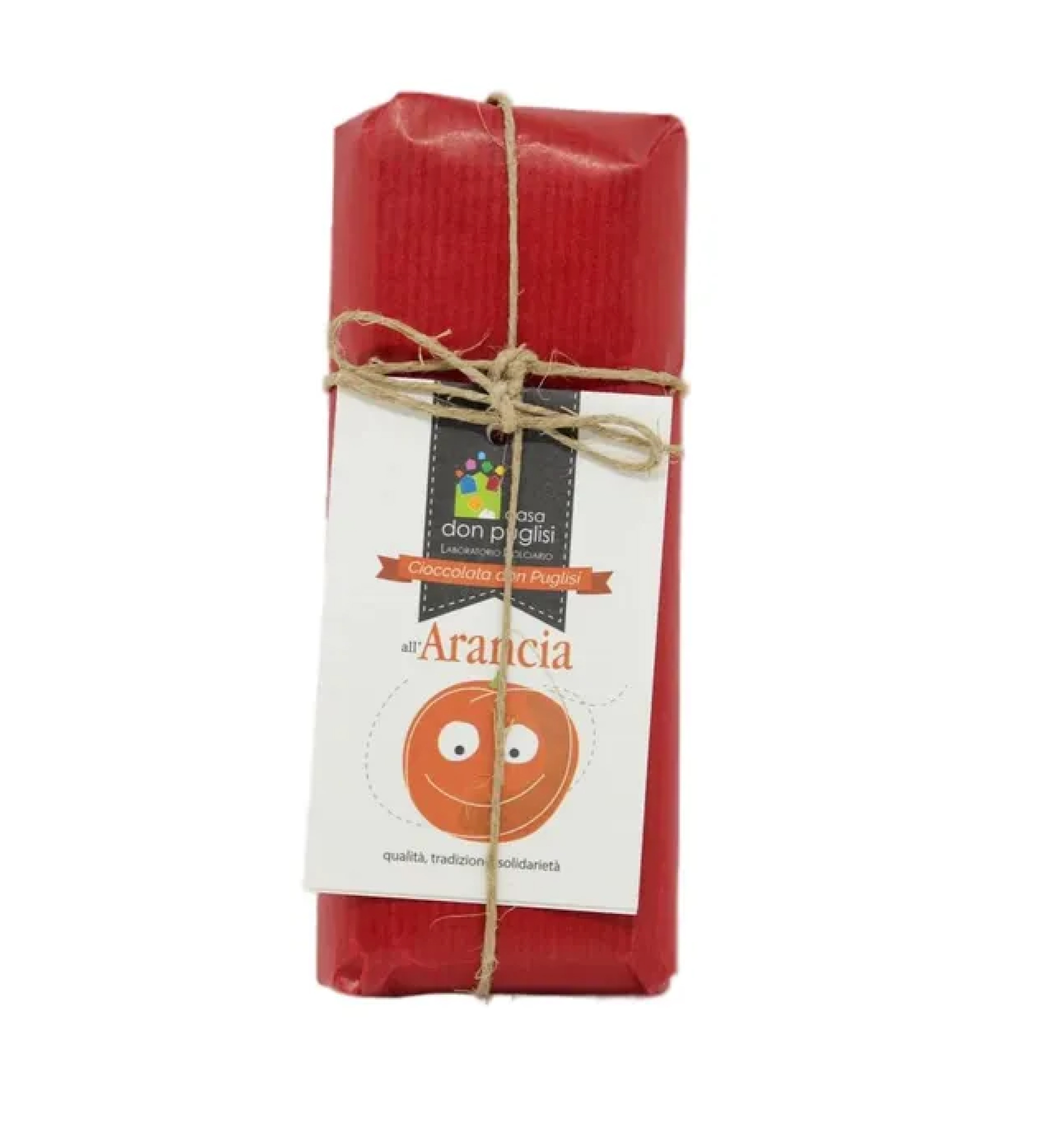 Шоколад ручной работы MODICA с апельсином 100 г