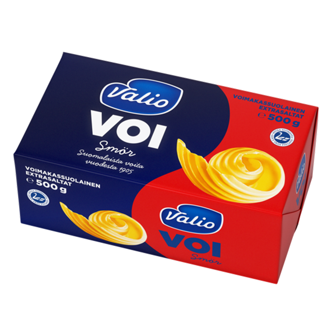 Масло сливочное Valio VOL, Extra соленое 500 грамм